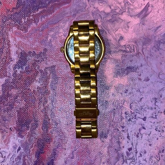 Kenneth Cole Gold Toned Crystal Accented Ladies Watch - Picture 6 of 9